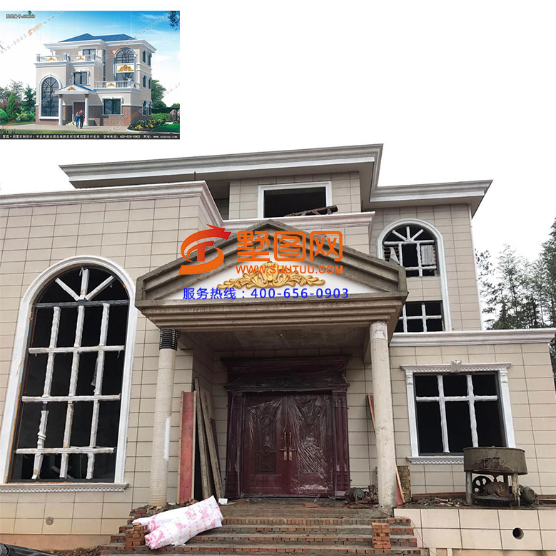 浙江衢州市周先生分享的一套三层复式别墅建房实例图片