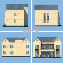 墅图两层小别墅自建两层实用小别墅图纸小别墅设计图两层别墅设计房屋设计图