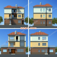 墅图三层农村自建小别墅农村住宅别墅设计三层别墅设计图带露台别墅设计图纸