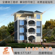 墅图四层独栋别墅四层小别墅图纸农村小别墅设计图农村自建房设计别墅设计